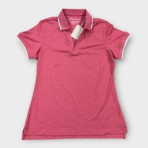 Peter Millar Shirt Womens Small Pink Betty Golf Polo Sun Protection Performance